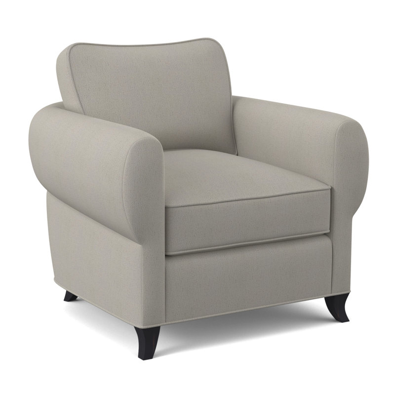 Fauteuil cocon, Ébène vintage, Lin Libby