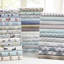 Ensemble de 3 draps à motif de chevrons gris 100% flanelle de coton ultra doux avec 2 taies d'oreiller plates et lavables à la machine