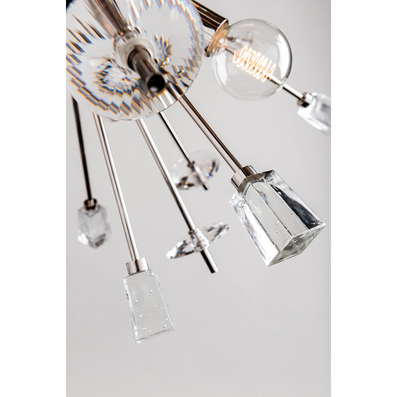 Liberty Chandelier, Aged Brass, 46" H x 46" W x 46" D