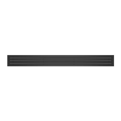 BUILDMART - 48" 3 Slot Linear Slot Diffuser - Triple Slot - Black Decorative Air Vent - Modern Vent