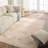 Vibe by Bungalow Rose Afshari Medallion Machine Washable Tan/Cream Area Rug-1801699862