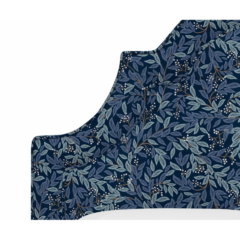 Rifle Paper Co. x Cloth & Company Marion Bed, Full, Rpc Willowberry Navy Linen