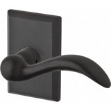 Arch Passage Door Lever with Rustic Square Rose
