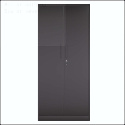 Armoire de rangement 71 po en métal avec serrure et 4 tablettes