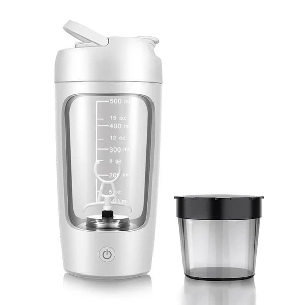 Bouteille d'eau Protéine Shaker, White