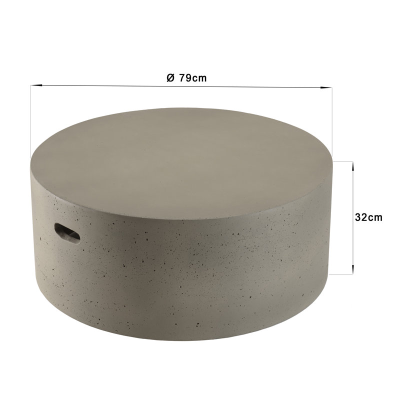 Mojokerto Stone/Concrete Side Table