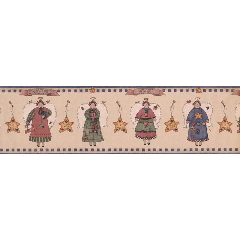 Bordure murale Ardent Angels and Stars