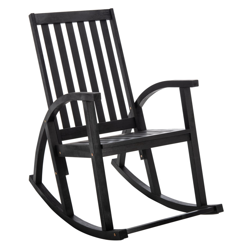 Chaise berçante Bross, Noir