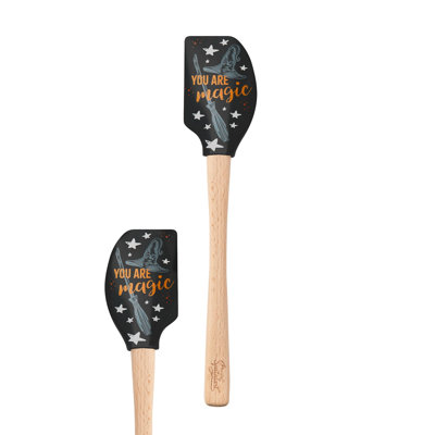 Tovolo Spatulart You Are Magic Silicone Spatula with Wood Handle