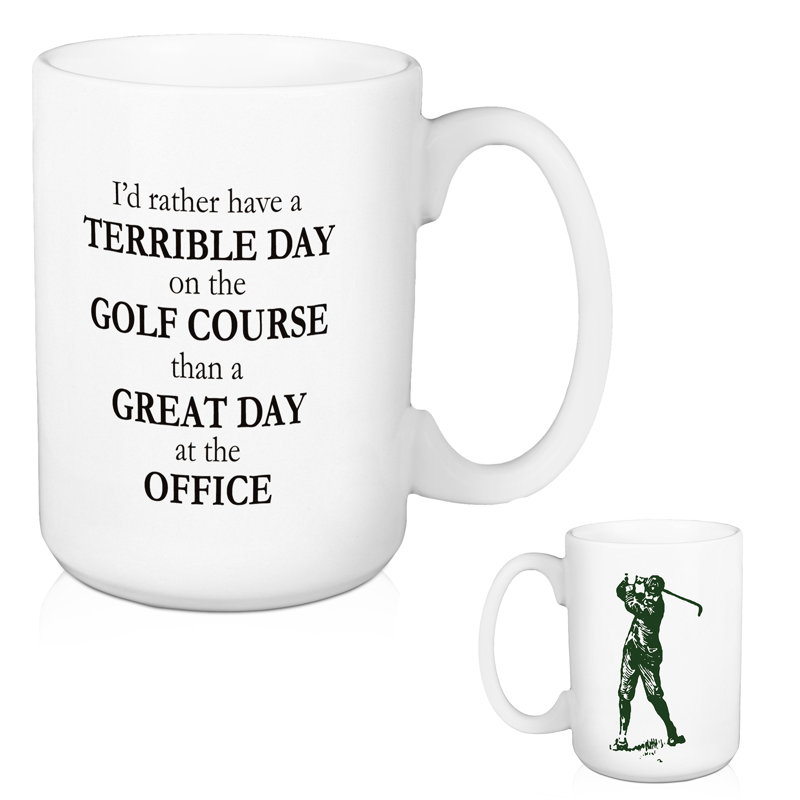 Tasse à café golf course