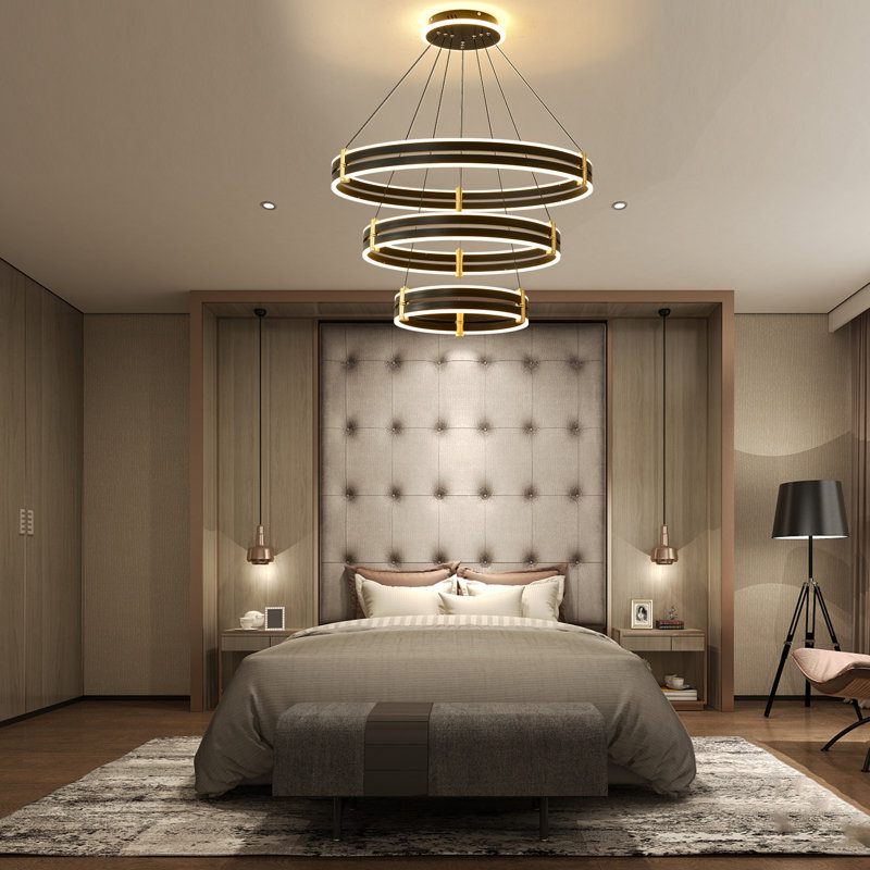 Alshawn 3 - Light Dimmable LED Tiered Chandelier