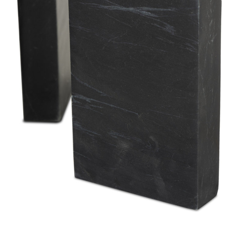 Dakota Marble Coffee Table, Black