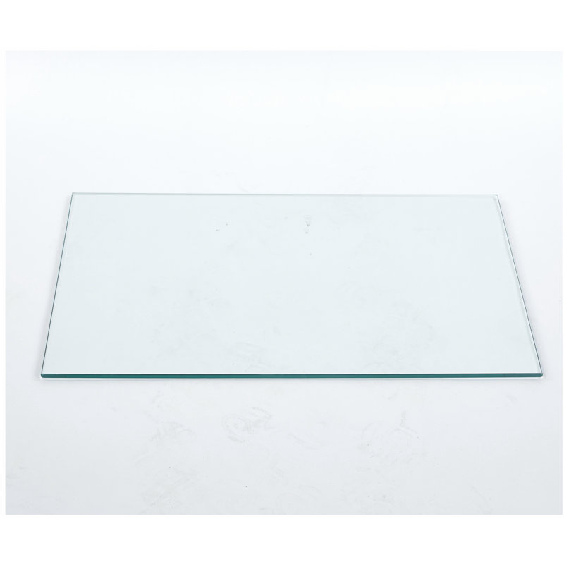 Tempered clear glass top.80CM square