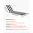 Set Of 2 Outdoor Chaise Lounge Cushions