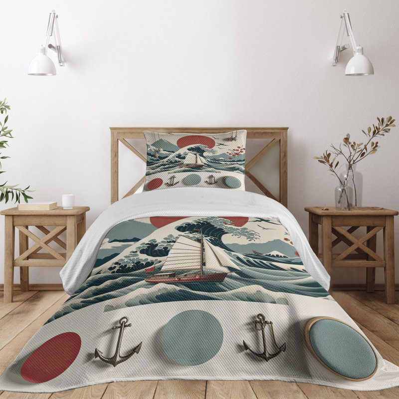 Polyester Coverlet, Twin Coverlet + 1 Standard Shams