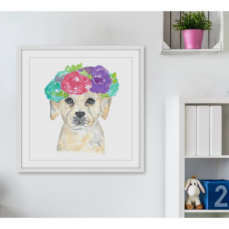 Thimble Sparrow - Single Picture Frame Print, 51cm H x 51cm W x 3.81cm D