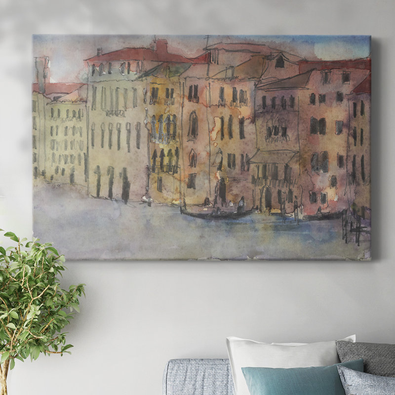Toile tendue I-Gallery The Venice Facade, H 24 po x l 36 po