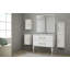 Lavabo de salle de bain rectangulaire encastré en céramique avec trop-plein Swiftsure
