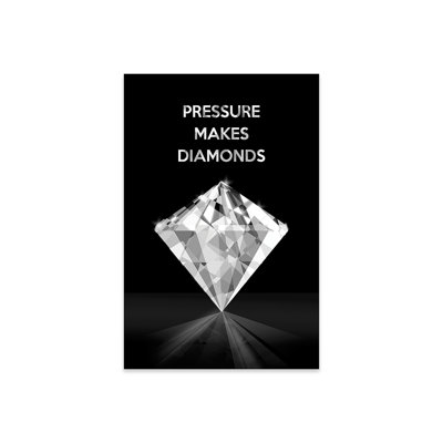 Pressure Makes Diamonds Print On Acrylic Glass