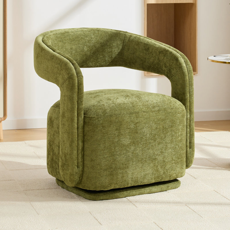 Upholstered Accent Chair, Green
