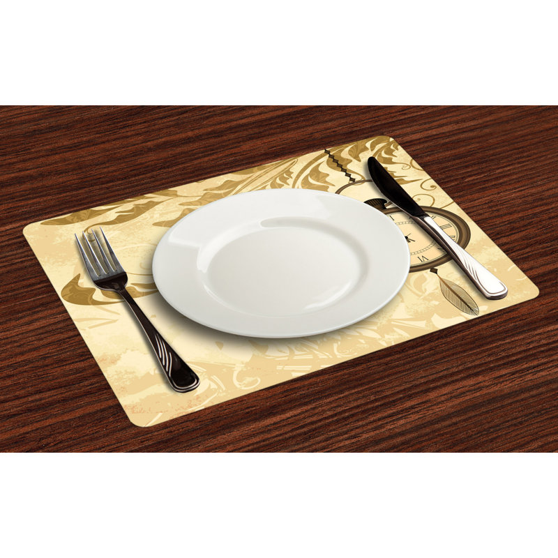 Polyester Abstract Rectangle Placemat