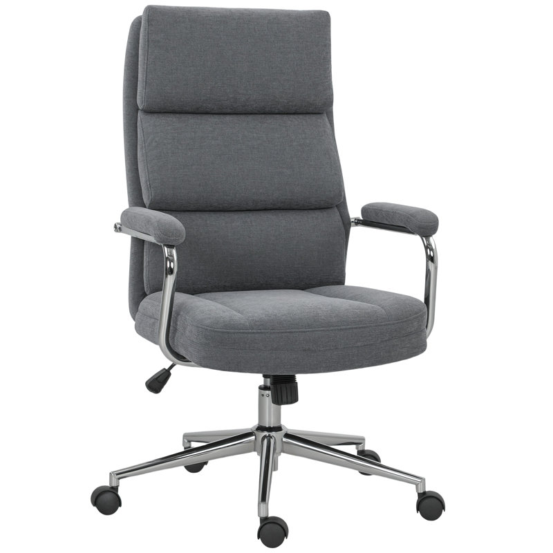 Linen Office Chair
