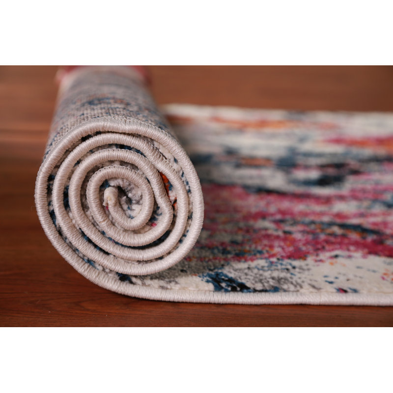 Transitional Oriental Runner Rug 3x10