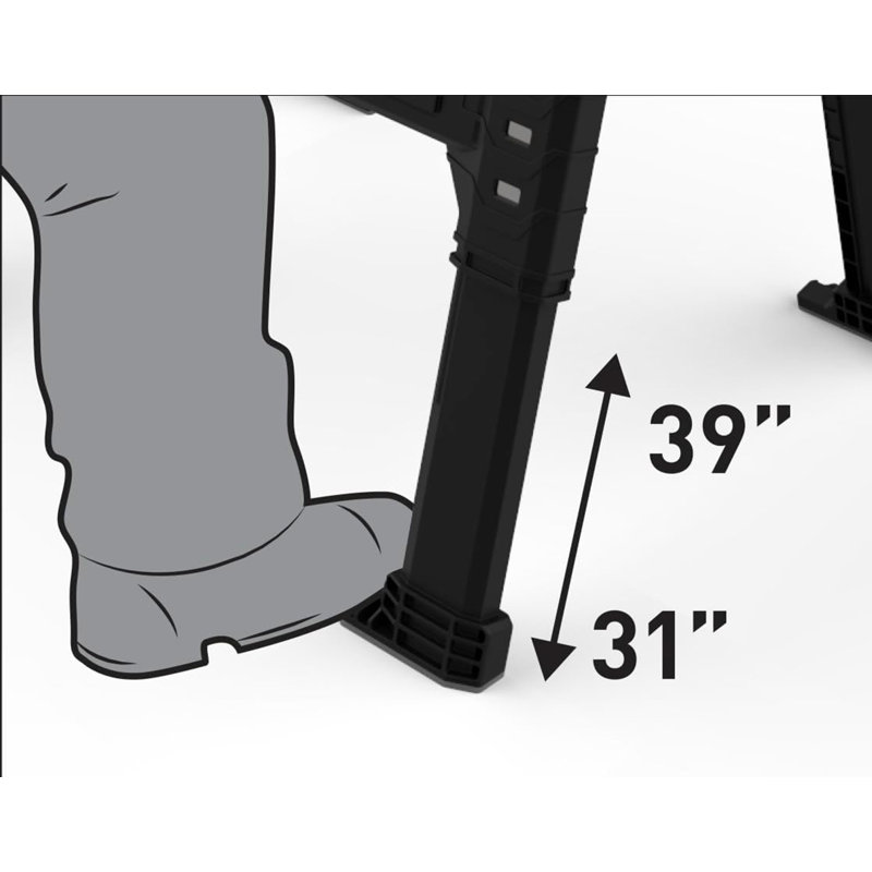 Keter Roc Pro Gear Sawhorse 257188