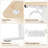 ONE PIECE Height Adjustable Standing Desk With Memory Smart Panel Office Electric Standing Computer Desk With USB Charge-1060843564-1060843562