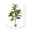 Arbre à violon artificiel en pot