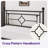 Ajayceon Metal Platform Bed Frame With Vintage-Style Headboard And Footboard-357881626-359913784
