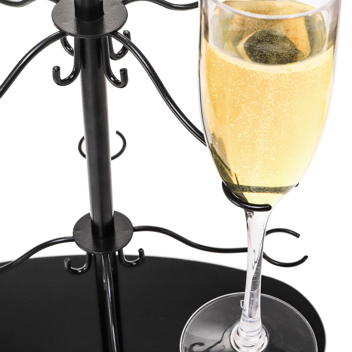 17 Stories Cocktail Tree Stand, Champagne Glass Holder, 3 Tier - 12 ...