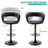 Modern PU Leather Swivel Adjustable Barstool with Hollow Back and Arms, Upholstered Airlift Counter Height Bar Chair for Kitchen Dining-115227955-121522604