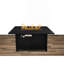 24" H X 54" W Steel Outdoor Fire Pit Table With Lid