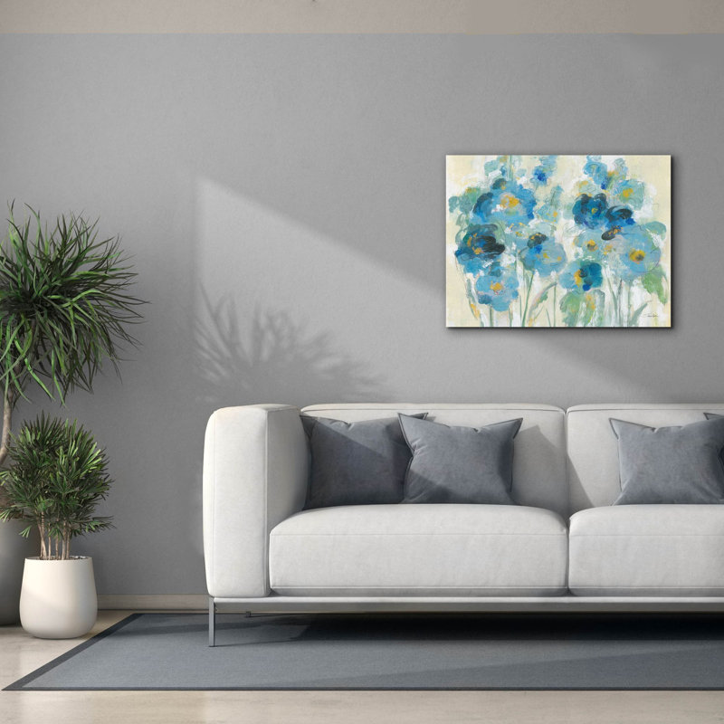 "Loose Bouquet" 3 po par Silvia Vassileva, art mural sur toile, 34 po x 26 po