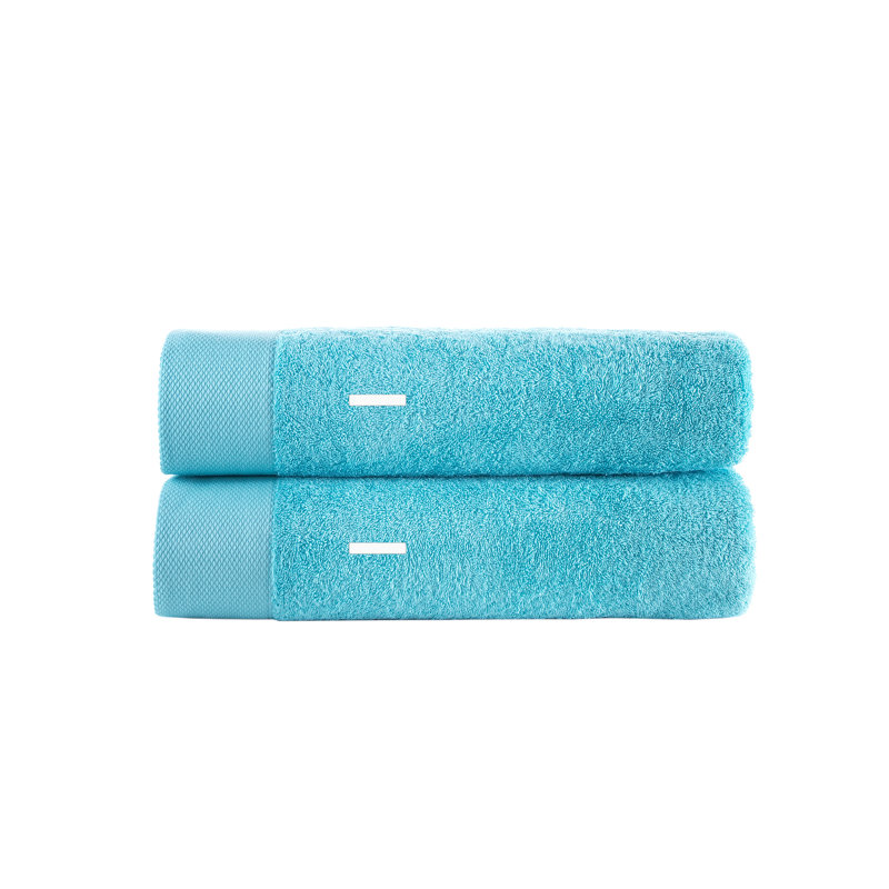 2 draps de bain Brooks Brothers, I, Verre d'eau, Draps de bain - paquet de 2