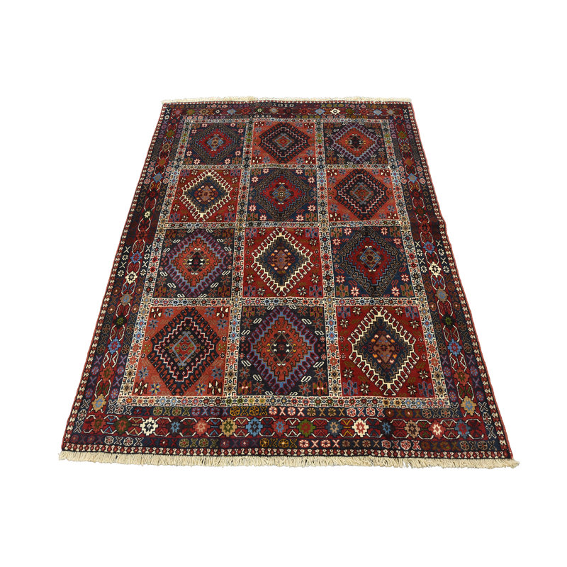 Gurutze One-of-a-Kind 5' X 6'6'' 1990s Wool Area Rug Blue
