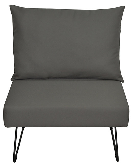 Sit Upholstered Accent Chair, Graphite
