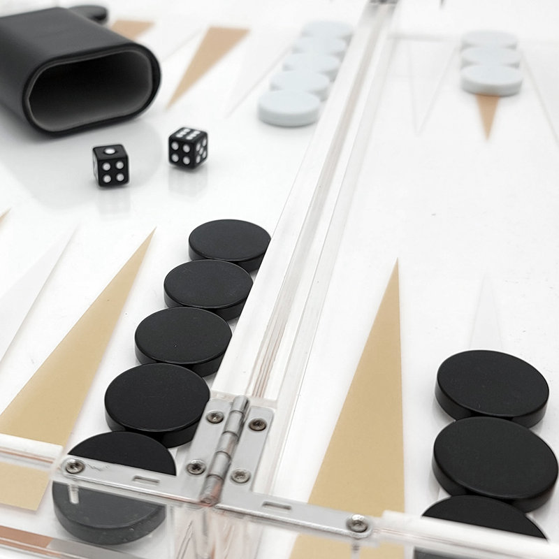 Ensemble de backgammon Ondisplay Luxe, Doré