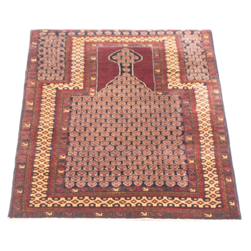 Tapis bourgogne Teimani 2 pi 11 po x 4 pi 9 po