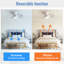 58CM Classic Three ABS Blades Ceiling Fan With LED Lights-1843666189-1843666188