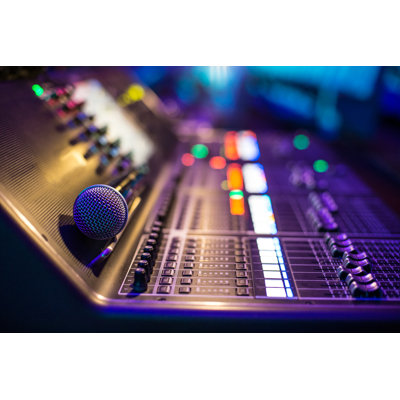 Show Sound Controller - Wrapped Canvas Print