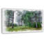 «Green Forest Watercolor Dessin», impression sur toile tendue-19239902