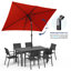 Parasol de marché rectangulaire 10 pi Barrios-529309434