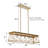 Dvon 5 - Light Dimmable Kitchen Island Square / Rectangle Chandelier-368065542