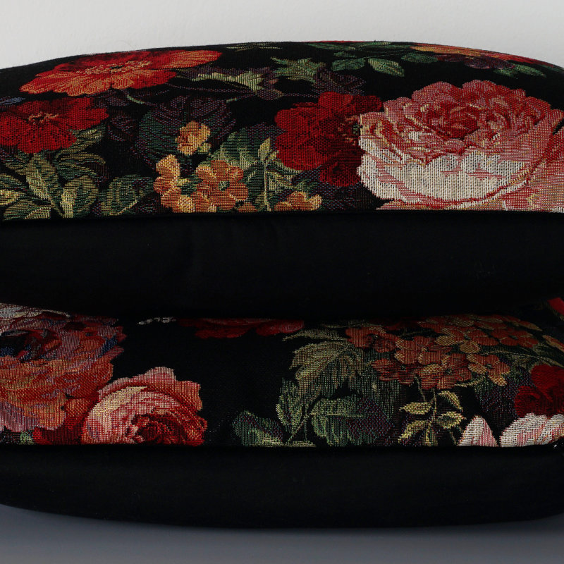 Floral Square Throw Pillow Cover, 56 cm x 56 cm