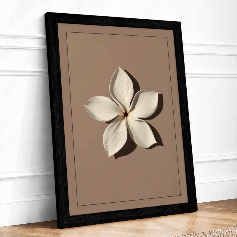 Petal Study Botanical - Print, A2 - 59.4 x 42.0 cm, Black