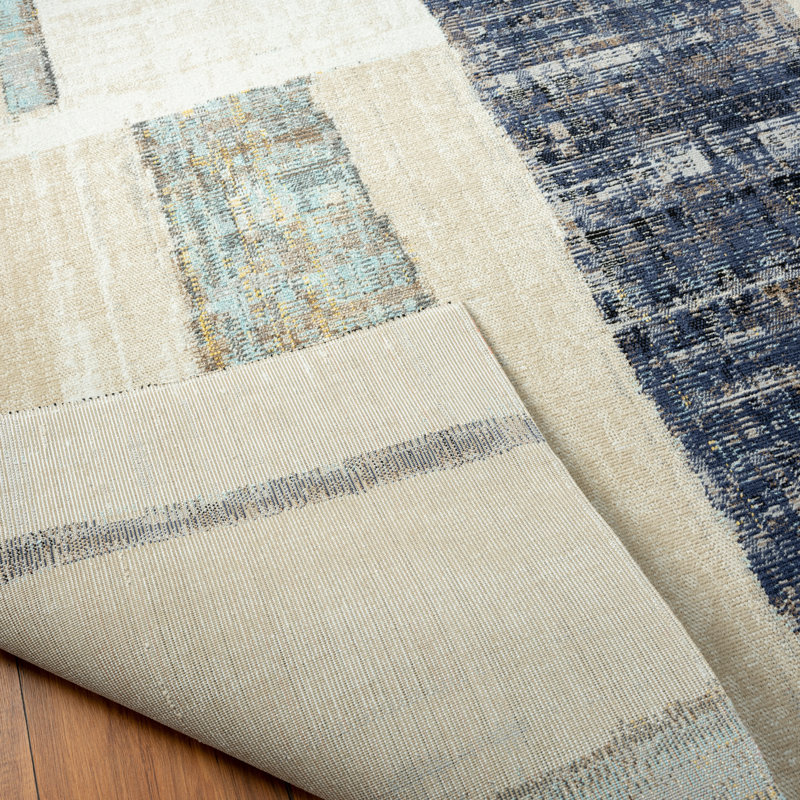 Geometric Indoor / Outdoor Rug, Rectangle 7'9" x 9'9"