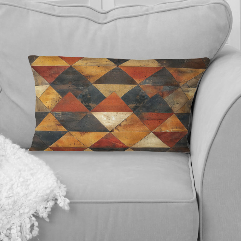 Triangle - Glam Lumbar Pillow