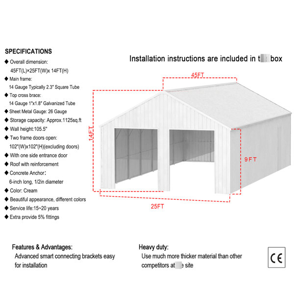 Dimensions du produit